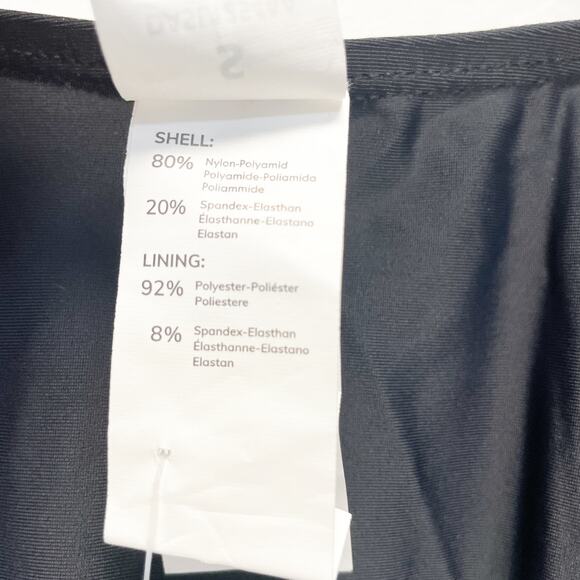 Cupshe Women's Wide Straps Vintage Square Neck One Piece Swimsuit Black Size S - Picture 7 of 7